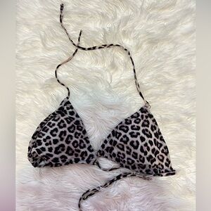 Leopard Print bikini top